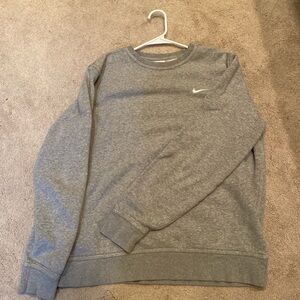 Nike Men's Classic Gray Crewneck Sweater